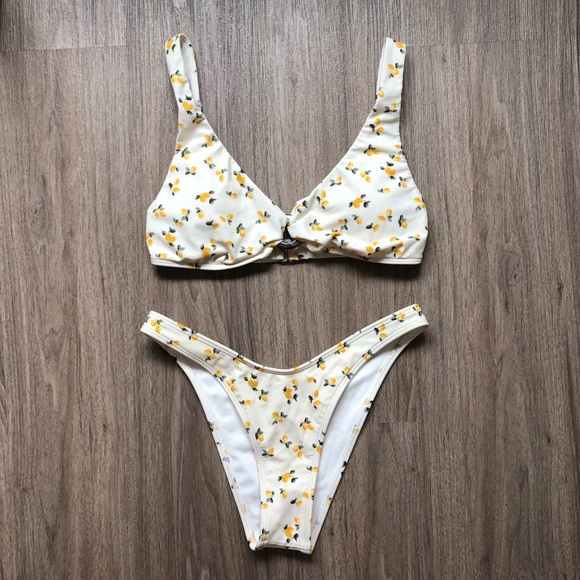 A&F Lemon swim SET - Picture 1 of 7